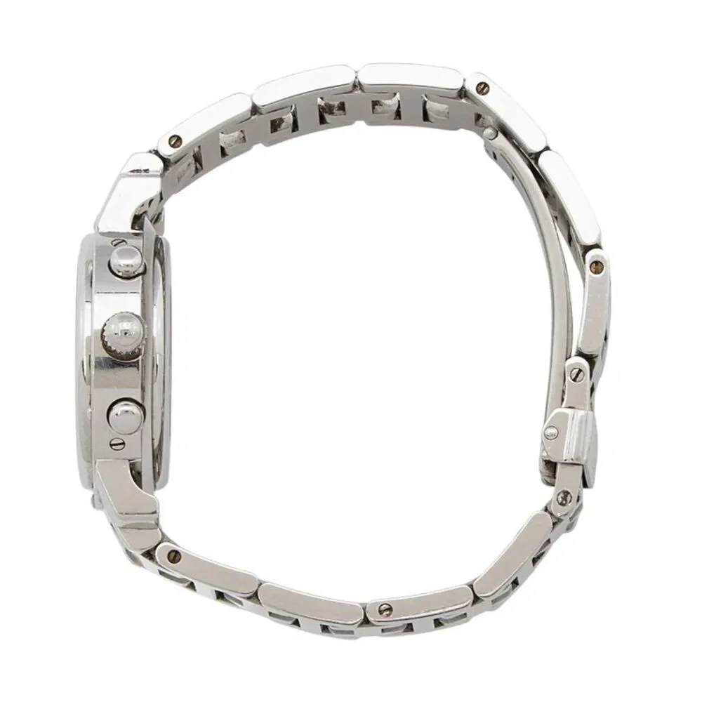 Hermes Stainless Steel Quartz Clipper Chronograph 31mm Watch